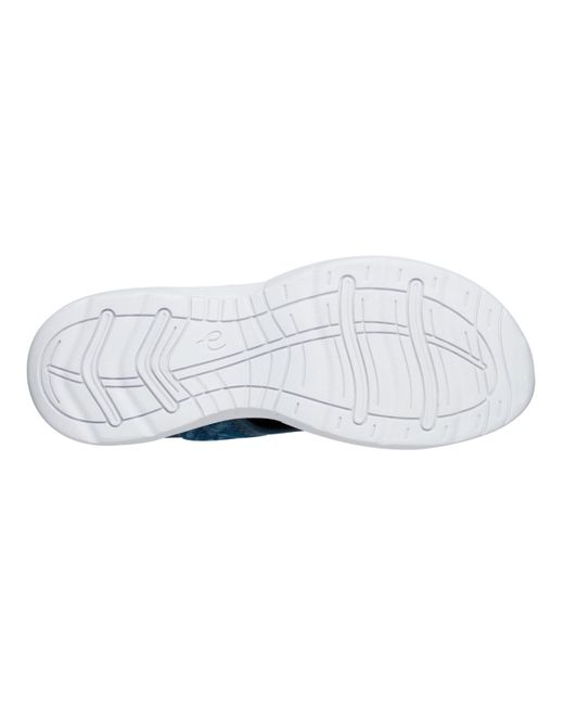 Easy Spirit Blue Traciee Lightweight Flat Easy-on Sandals