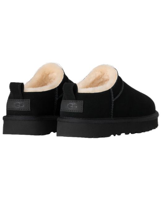 Ugg Black Classic Micro Pull Tab Booties