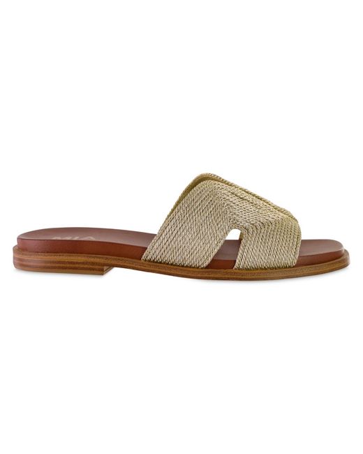 MIA Brown Dia Flat Sandals