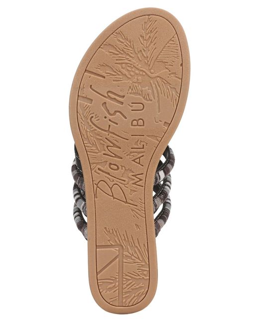 Blowfish Metallic August Slide Sandals