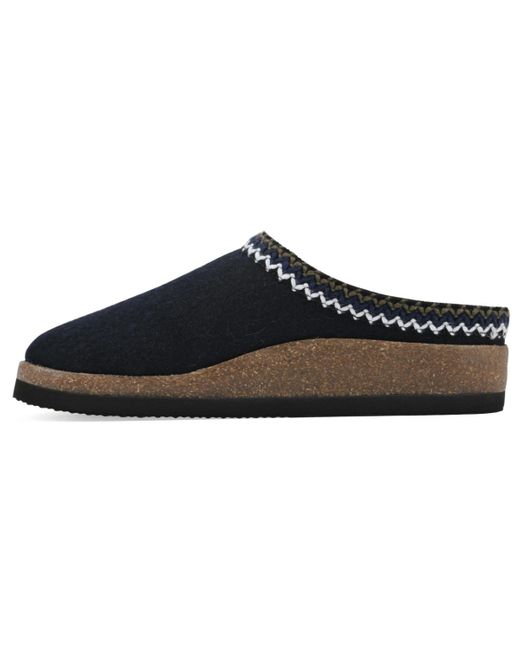 White Mountain Blue Bundle Up Footbed Clogs