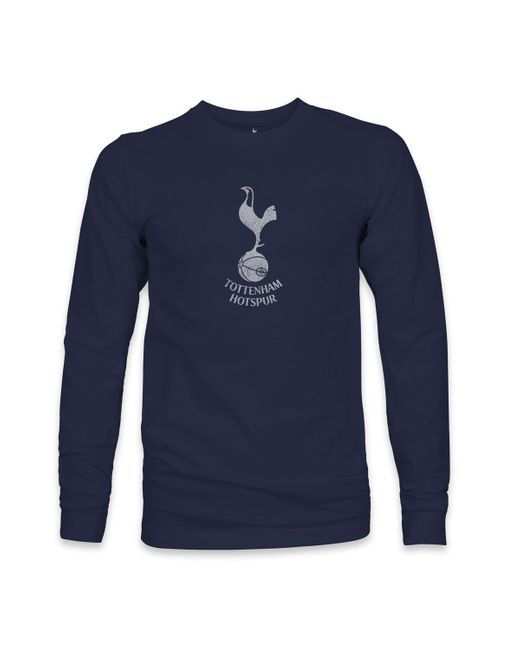 1863fc Blue Tottenham Hotspur Mono Badge Long Sleeve T-shirt for men