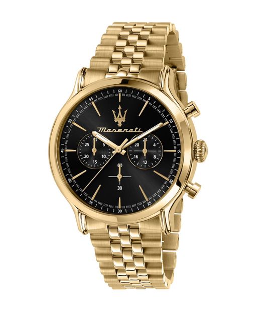Maserati Metallic Chronograph Metal Band Watch for men