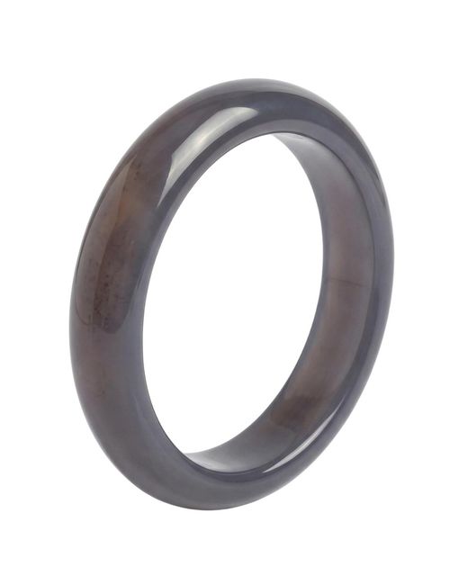 seree White Moon — Jade Stone Bangle