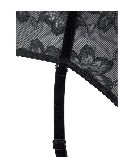 Lascana Black Lace High Waisted Bikini Brief