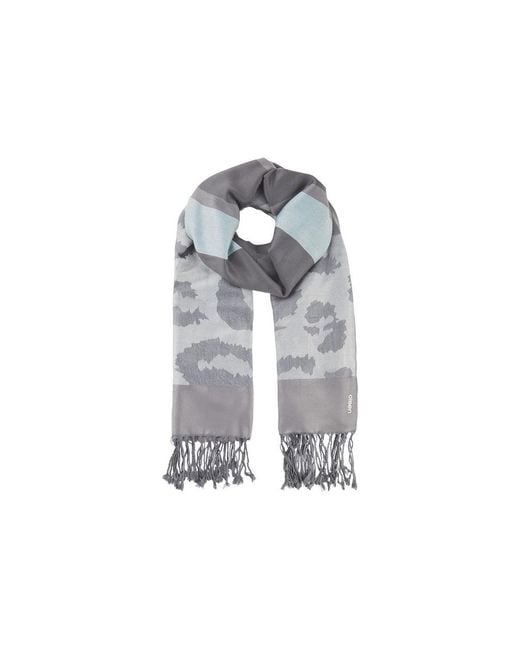 Olsen Black Large Abstract Leo Scarf