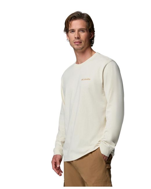 Columbia Gray Kodak Graphic Long-sleeve T-shirt for men