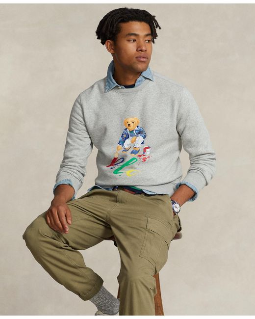 Polo Ralph Lauren Natural Fleece Polo Bear Sweatshirt for men