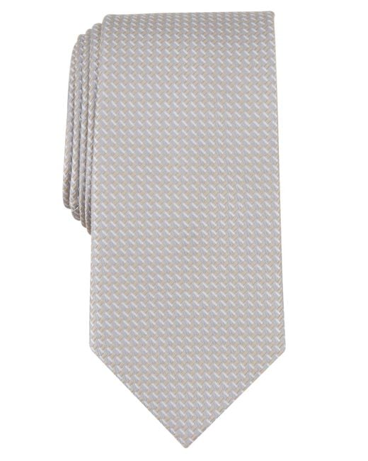 Michael Kors Gray Exeter Mini-pattern Tie for men