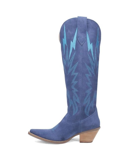 Dingo Blue Thunder Road Leather Boots