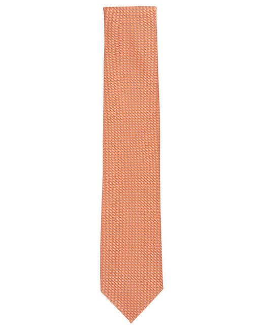 Club Room Orange Elm Solid Textured Tie for men