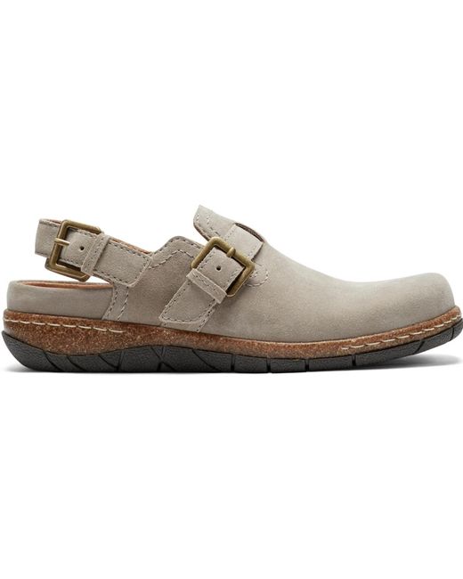 Earth White Elmonte Slingback Clogs