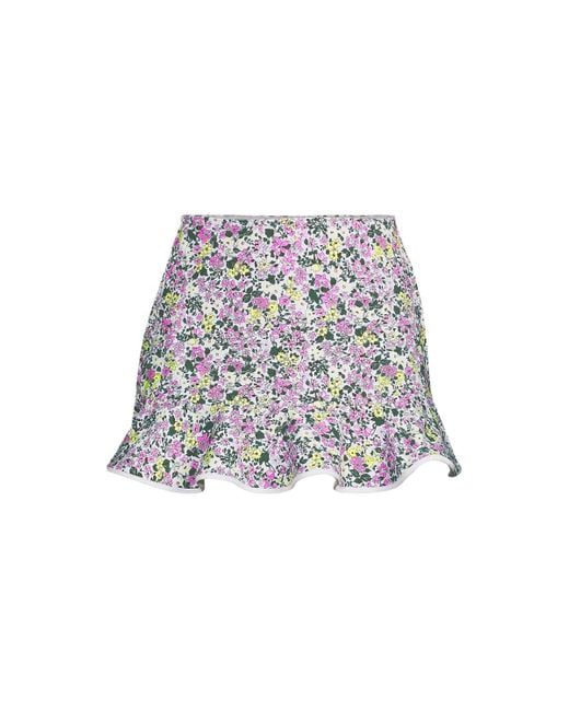 Lands' End Blue Ruffle Hem Mini Swim Skirt