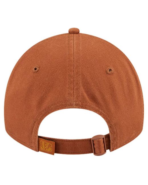 KTZ Brown Cincinnati Bengals Color Pack 9twenty Adjustable Hat