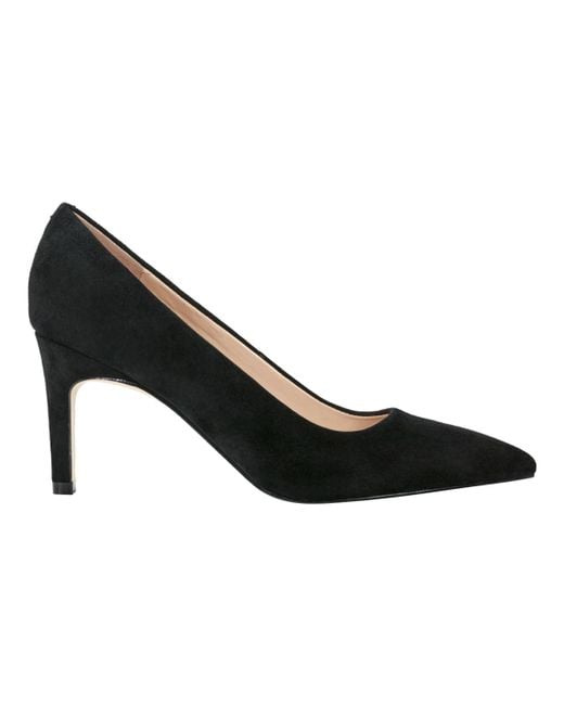 Marc Fisher Black Genni Pointy Toe Slip-on Dress Pumps