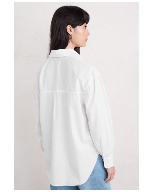 Seasalt Cornwall White Sea Cornwall Sea Path Shirt