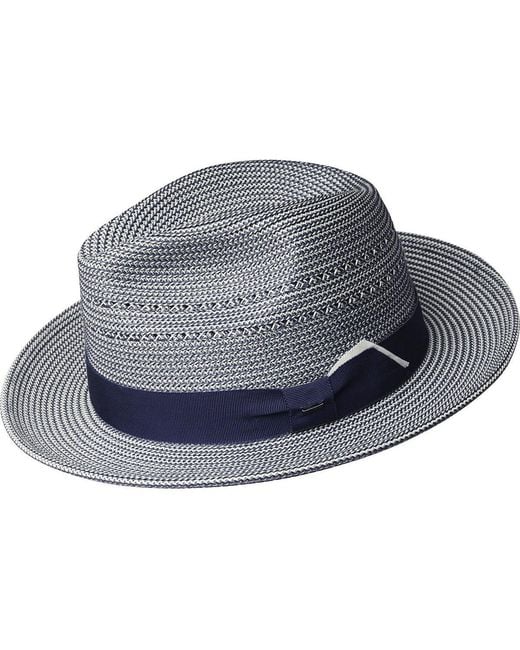 Bailey 1922 Gray Eli Braided Fedora for men