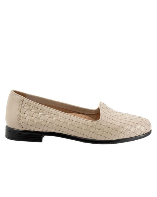 Trotters Black Liz Flat