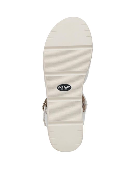 Dr. Scholls Metallic Once Again T-strap Wedge Sandals