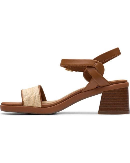 Clarks Brown Collection Jaylan Ray Square Toe Sandals