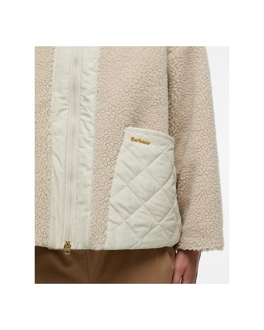 Barbour Natural Contrast Front Panels Long Sleeve Jacket