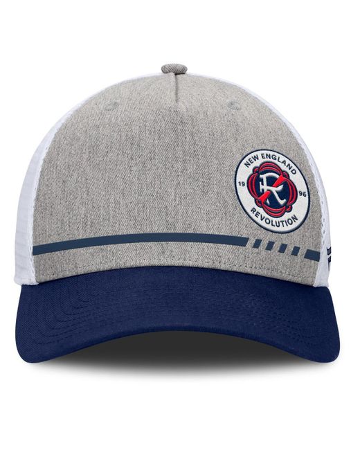Fanatics Blue New England Revolution Low Block Trucker Adjustable Hat for men