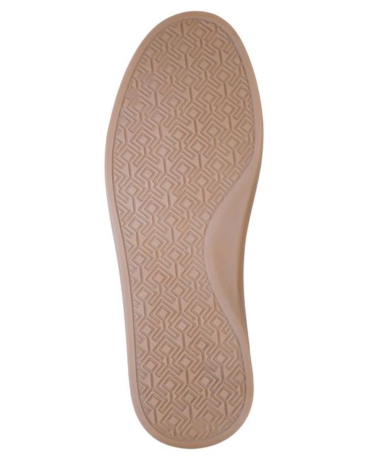 Cools 21 White Ginger Perforated Leather Flats