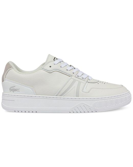 Lacoste White L001 Lace-up Sneakers for men
