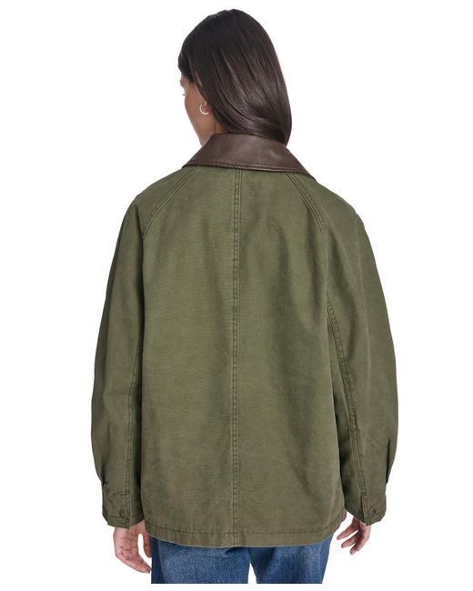 Levi's Green Laydown Collar Jacket