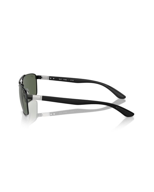 Ray-Ban Green Rectangle Sunglasses