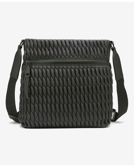 DKNY Black Mack Nylon Crossbody Bag