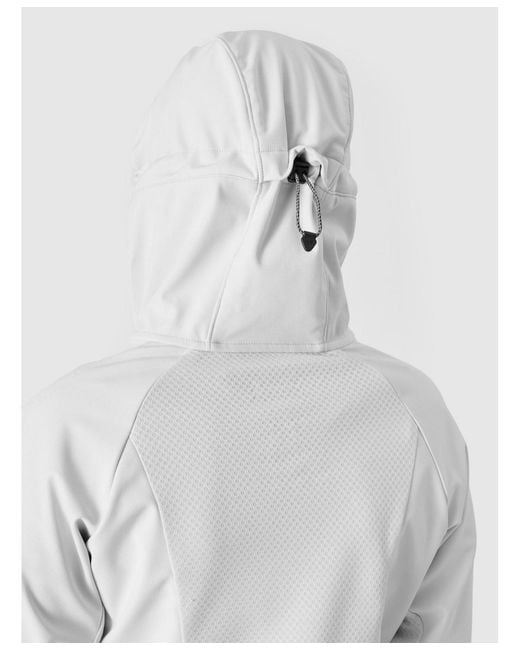 4F Gray Windproof Softshell Jacket
