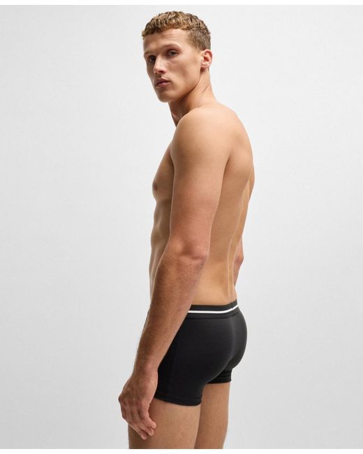 Boss Black 3-pack Bold Logo Trunks for men