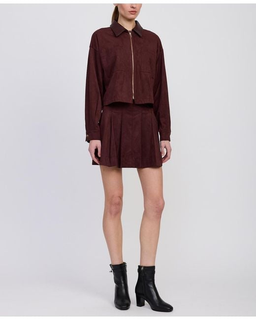 En Saison Red Long Sleeves Jacket