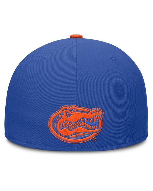 Nike Blue Florida Gators True Primetime Performance Fitted Hat for men