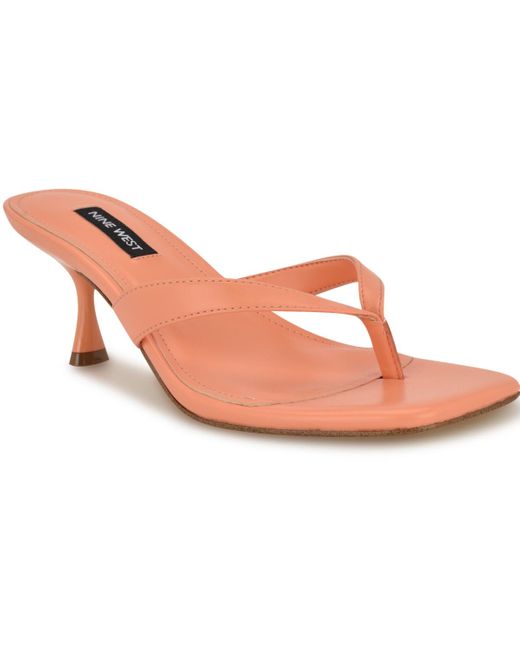 Nine West Pink Andela Slip-on Dress Sandals
