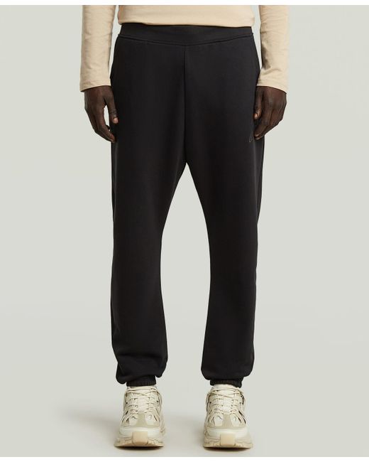 G-Star Black Script Regular-fit Sweater Pants for men