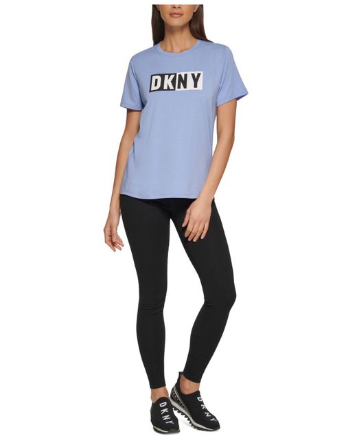 DKNY Cotton Sport Logo T-shirt, Created For Macy's in Blue | Lyst