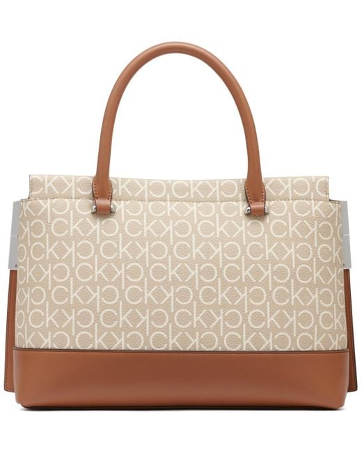 Calvin Klein Brown Bianca Satchel