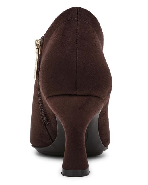 Anne Klein Brown Percy Snip Toe Shooties