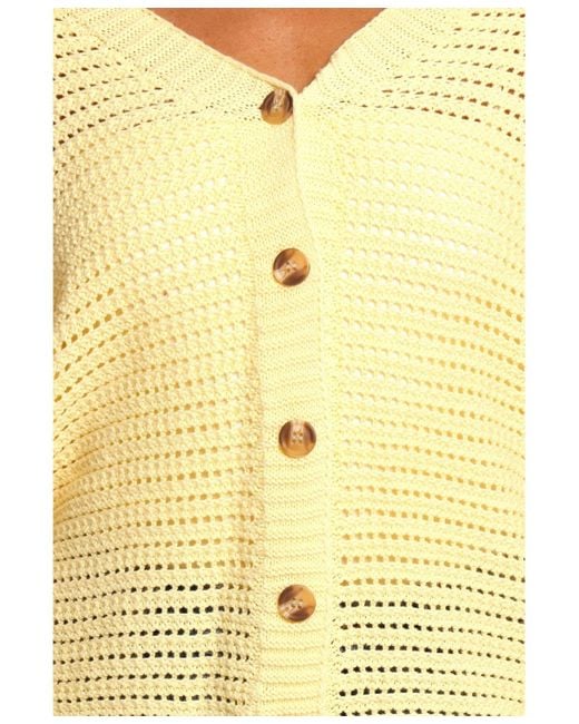 Petal & Pup Natural Carrie Button Front Cardigan