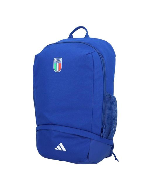 adidas Italy National Team Backpack in Blue Lyst