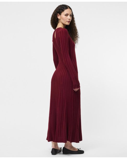 French Connection Babysoft Fit & Flare Sweater Dress in Red | Lyst
