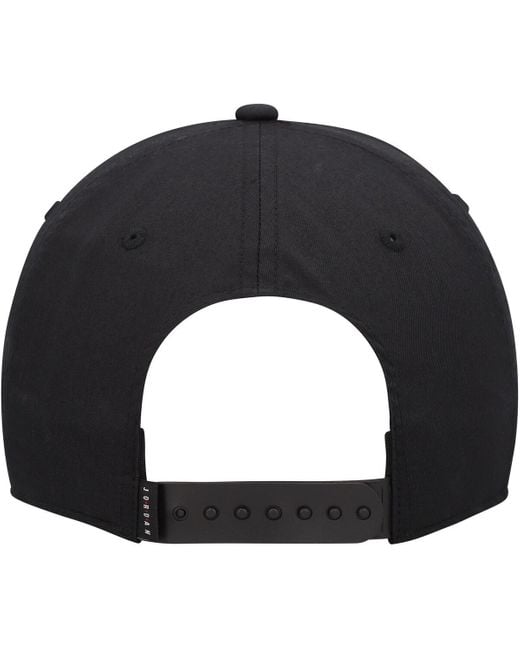 Nike Black Performance Rise Adjustable Hat for men