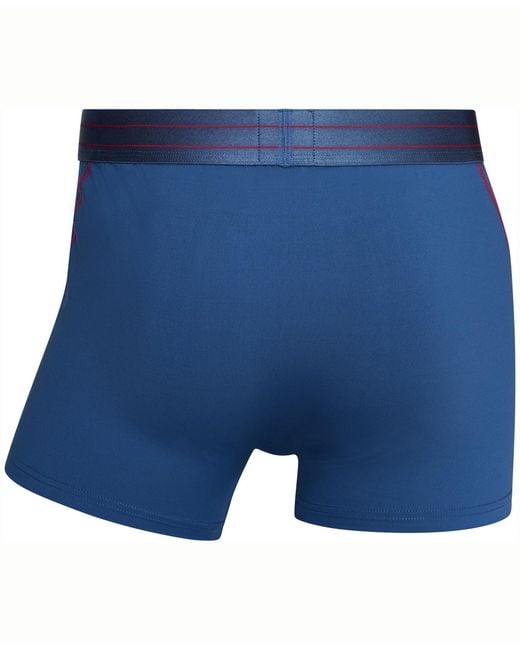 Cr7 Blue Micro-mesh Trunks for men