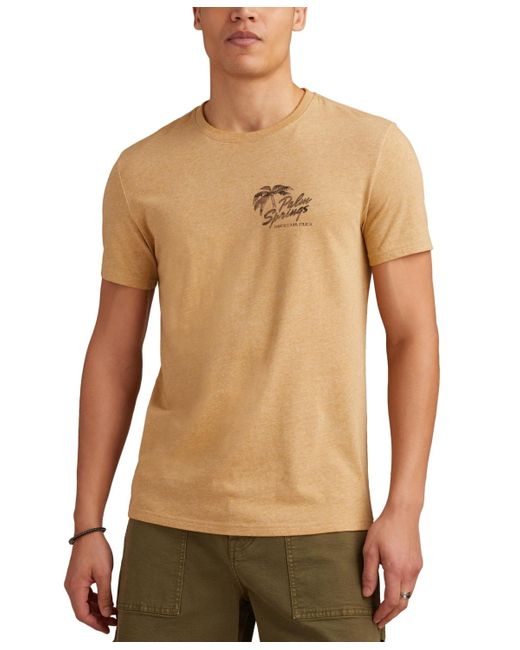 Lucky Brand Multicolor Palm Springs Venom Elixor Short Sleeve Crewneck Graphic T-shirt for men