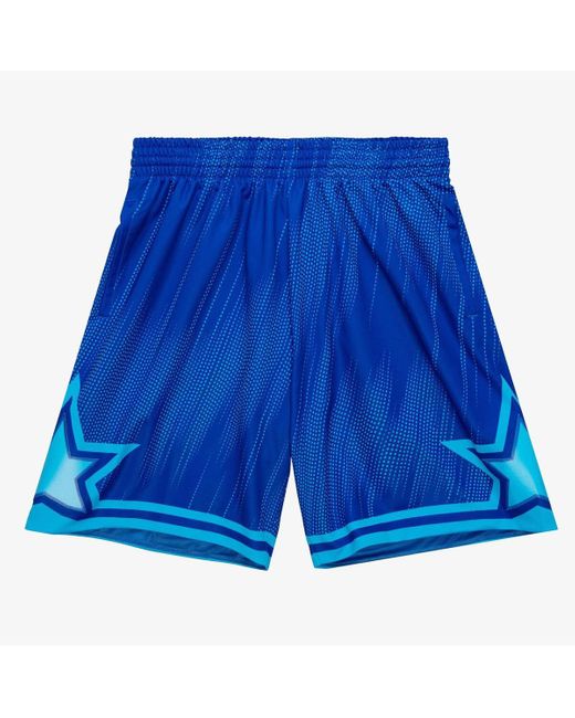 Mitchell & Ness Blue Orlando Magic 2008/09 Hardwood Classics Monochrome Swingman Shorts for men