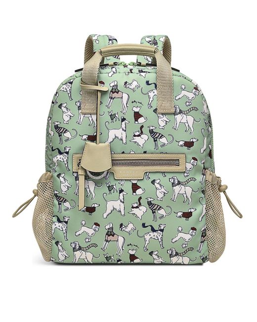Radley Sutton Acres Backpack Zip Around Fauz Croc Leather Dark Green Medium  Bag | eBay