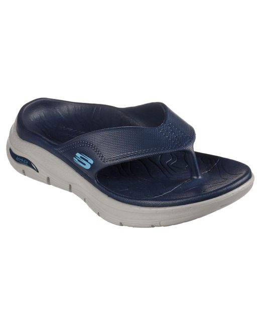 Skechers Synthetic Foamies Arch Fit Dress Code Flip Flop Thong