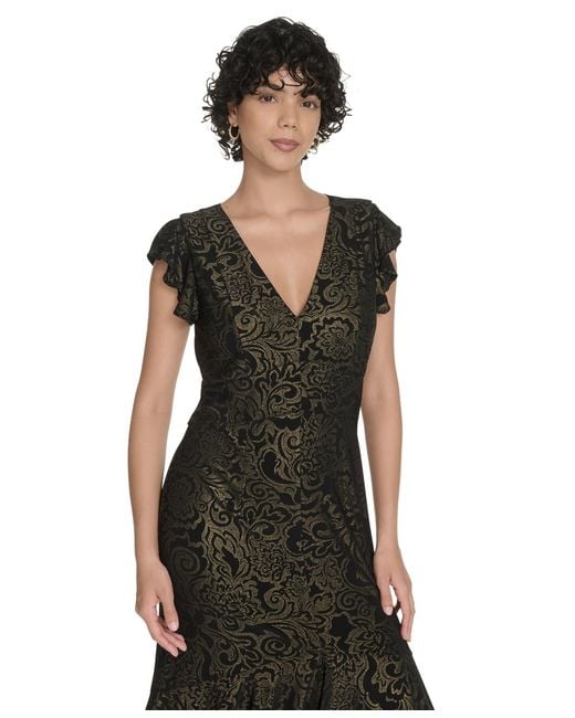 tommy hilfiger black and gold dress Dusty Rose Bridesmaid Dresses Removable Sleeve – Lisposa main image 1